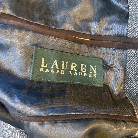 Ralph Lauren Suit Jacket Blazer Wool Cashmere Sport Coat Pockets Men's Size 42L - Picture 5 of 8